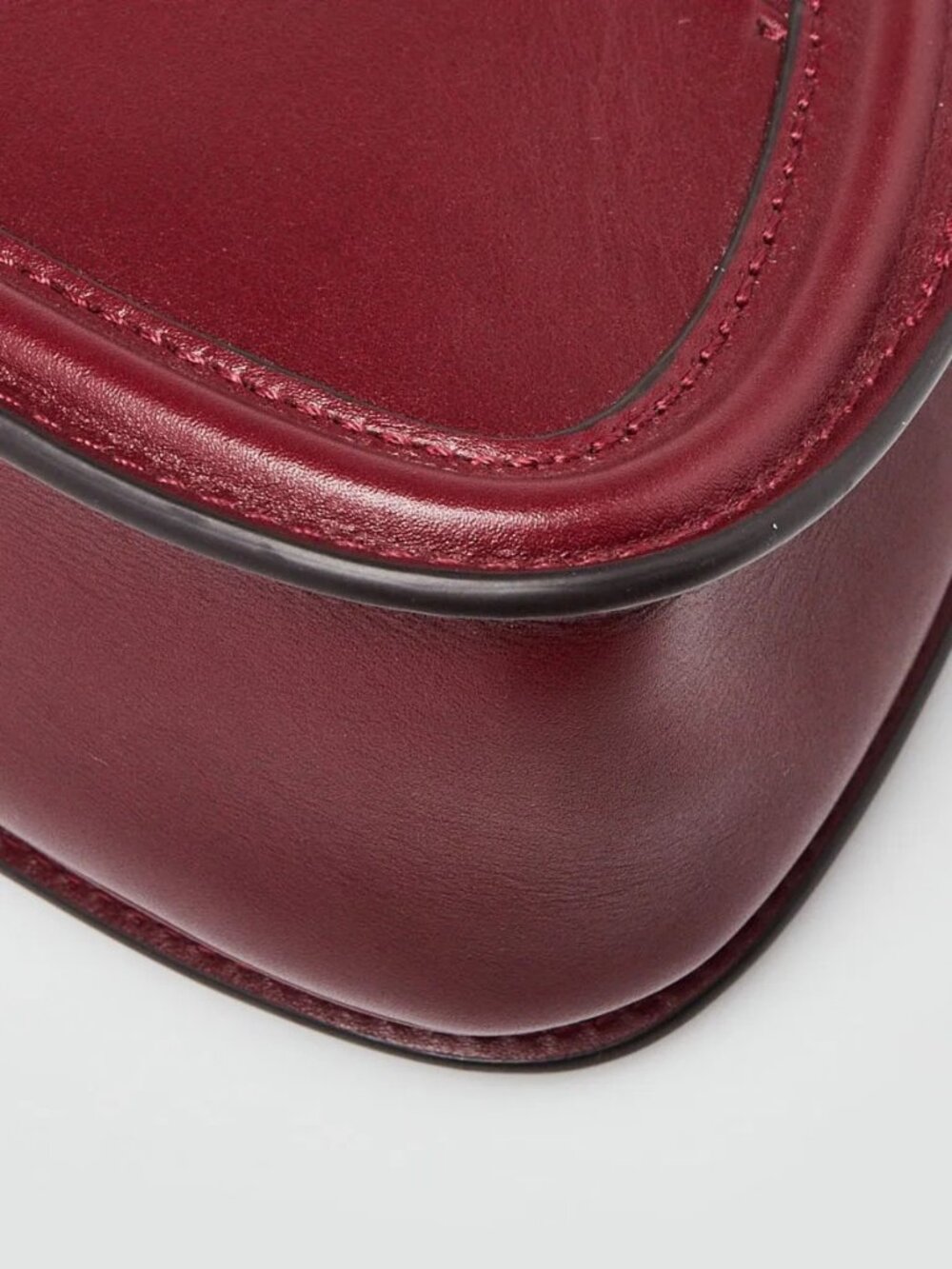 Gucci Dark Red Leather Small Blondie Chain Shoulder Bag - Picture 5 of 10